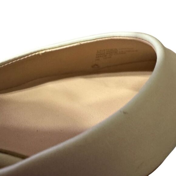 Kurt Geiger London Burlington Leather In Bone Block Heels Size 37.5 = US Size 7 - Picture 10 of 14